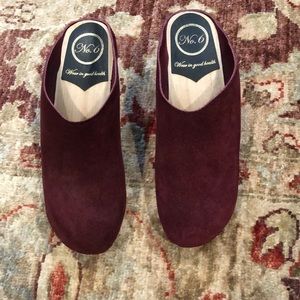 No. 6 clogs. Wedge style heel